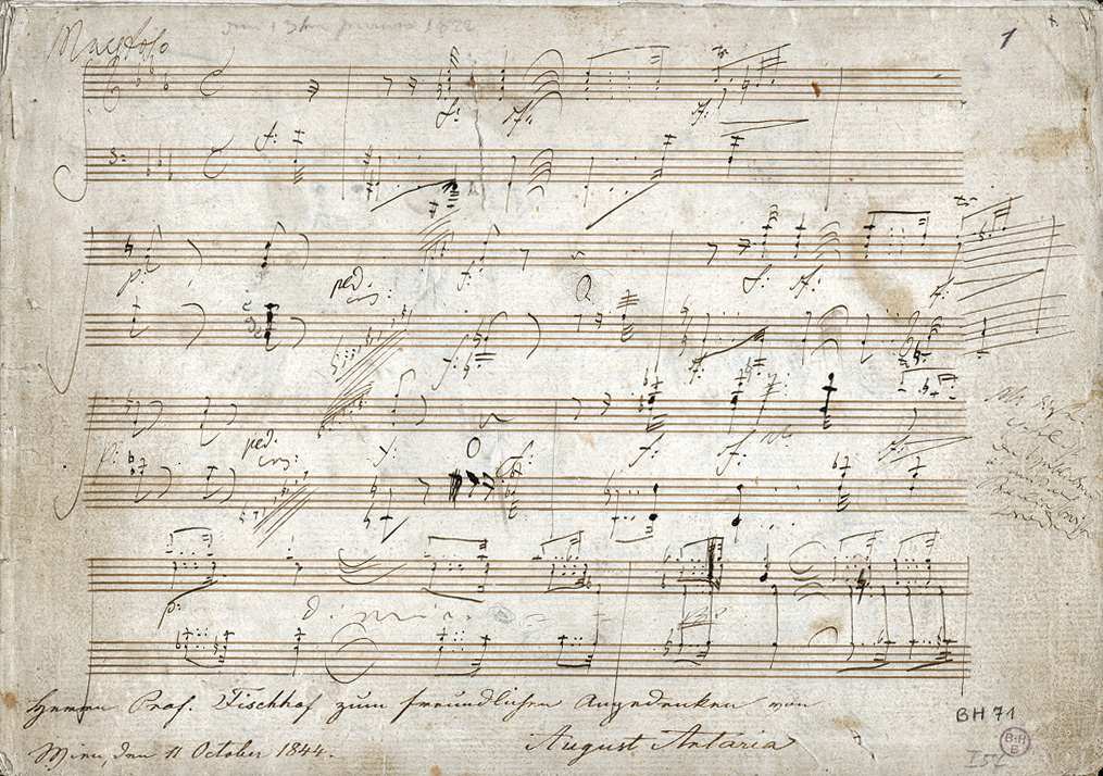 Page from Beethoven’s Piano Sonata N°32