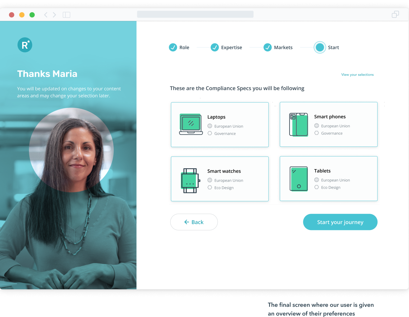 Final onboarding screen