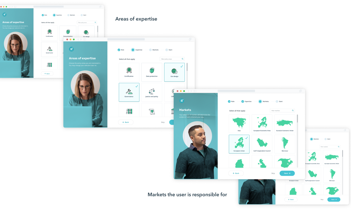 Policy and markets screen
